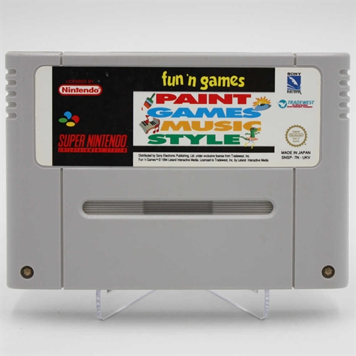 Fun 'N Games - SNES - Cartridge - (UKV) (A Grade) (Genbrug)